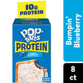 Pop-Tarts Protein Bumpin' Blueberry Toaster Pastries, 10g Protein, 8 Count