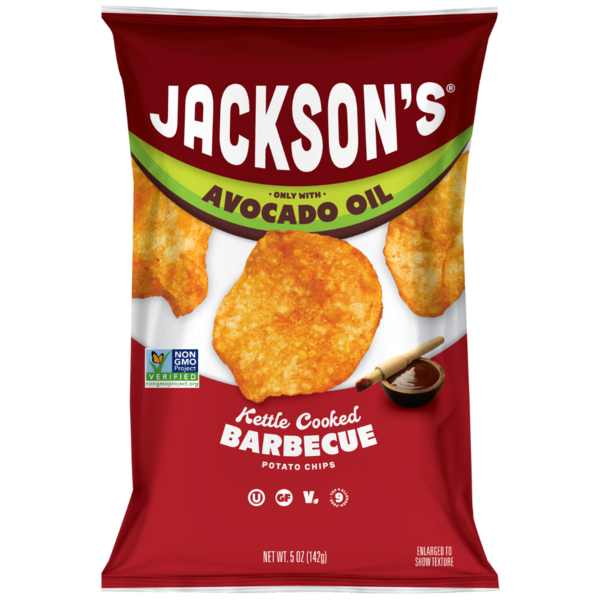 Jackson's Chips  Barbecue Avocado Oil Cooked Kettle Chips