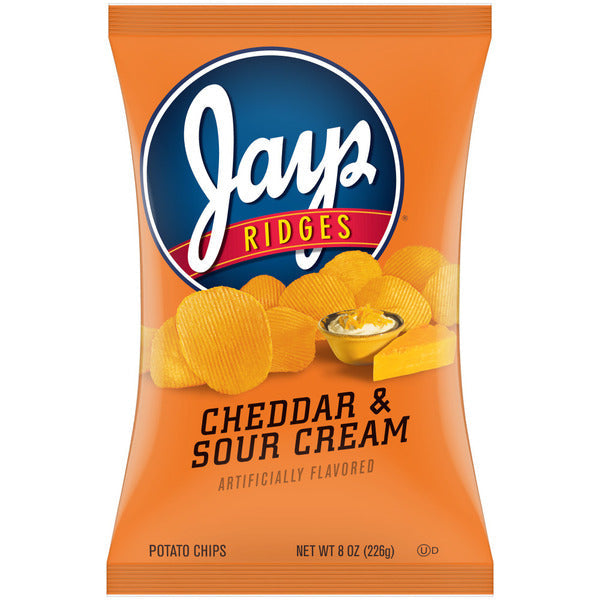 Jays Ridges Cheddar & Sour Cream Flavored Potato Chips