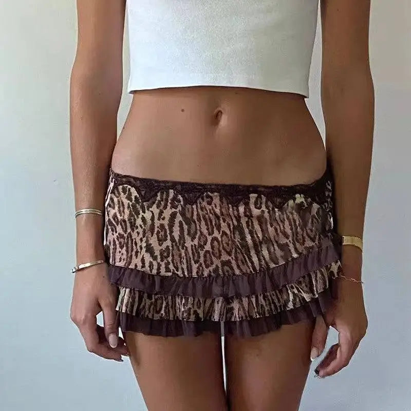 Leopard Print Skirt