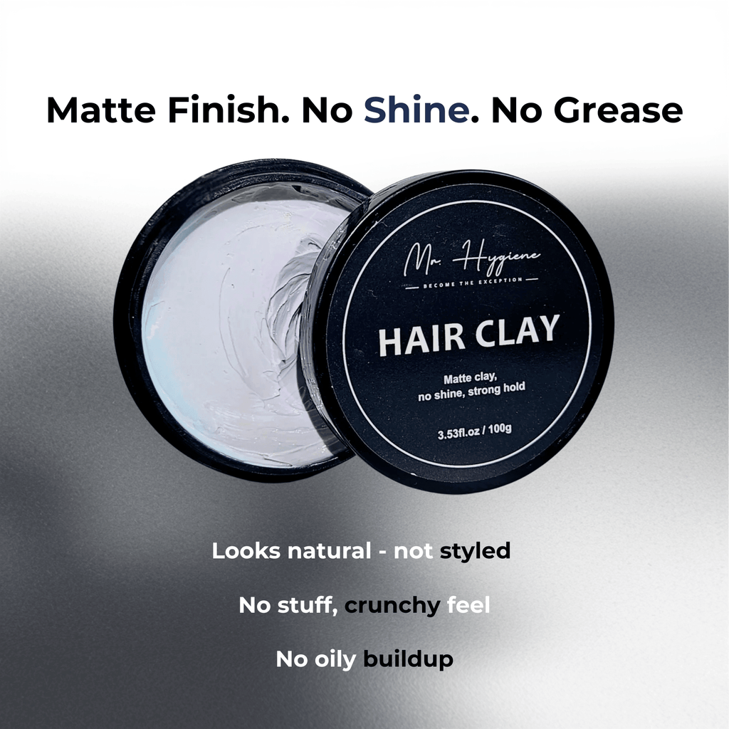 Matte Finish Hair Clay - Strong Hold. Zero Shine. All-Day Control.