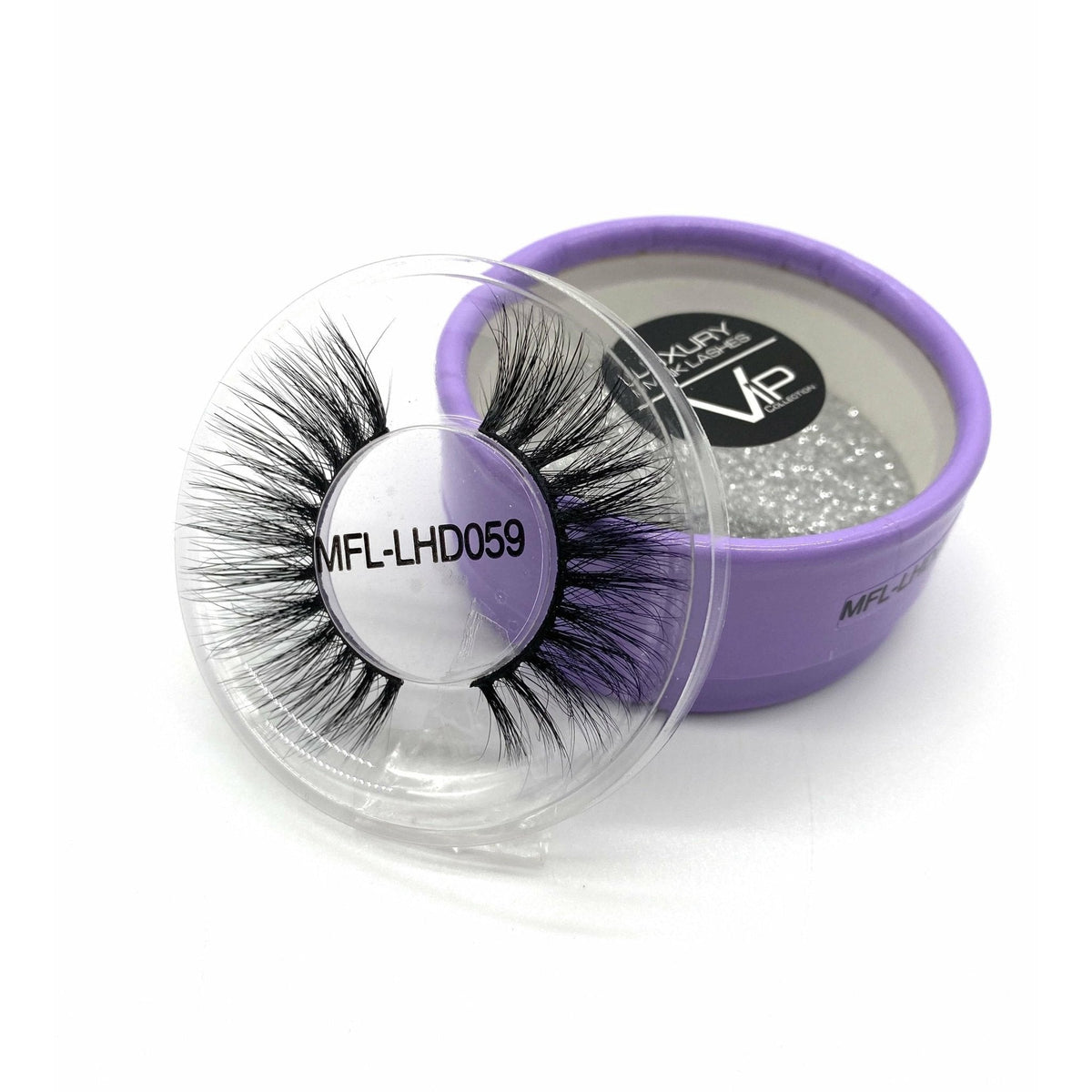 VIP Faux Mink Fur Eyelashes, Purple Box