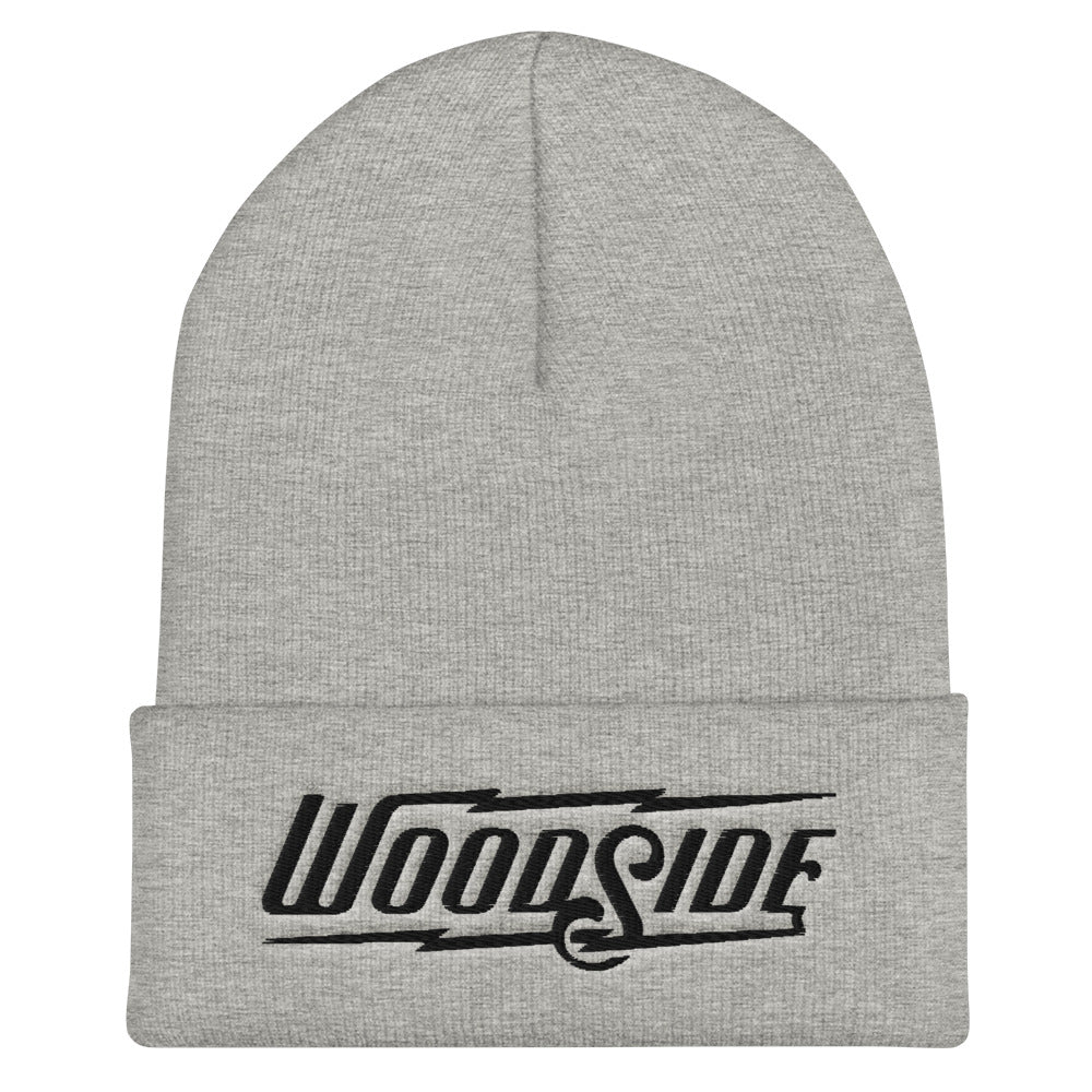 Woodside Embroidered Beanie (black thread)