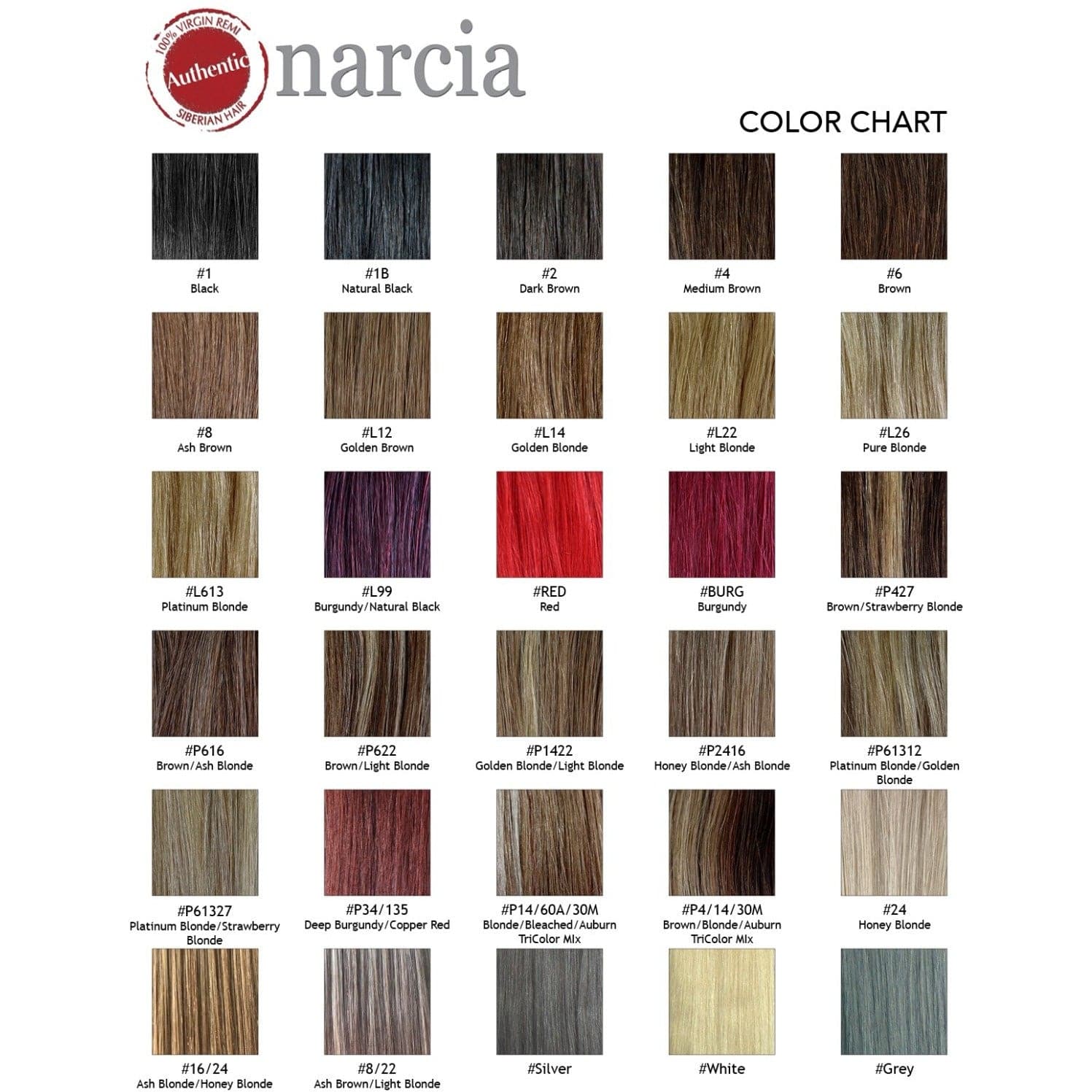 Narcia Remy Siberian - U-Tip - 24"