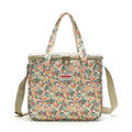 New Broken Flower Insulation Bag Large Capacity Student Lunch Box Bag Portable Aluminum Foil Ice Bag Outdoor Picnic Bag