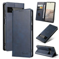 TOHULLE for Google Pixel 6 Case, Vintage Wallet Case Card Holder - Blue