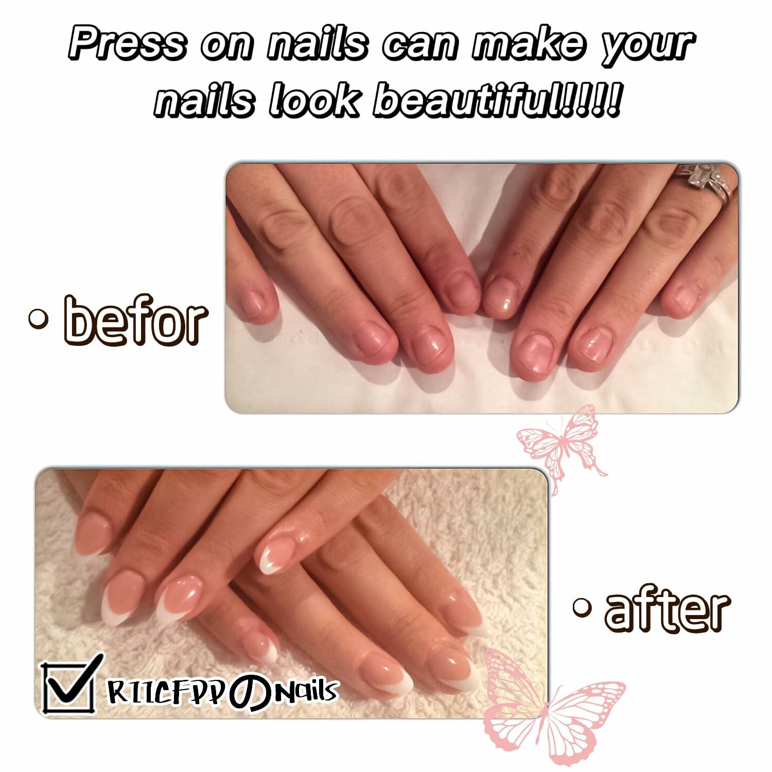 RIICFDD Cat Eyes Press On Nails 30 Pcs Short Square Acrylic Glitter False Nails