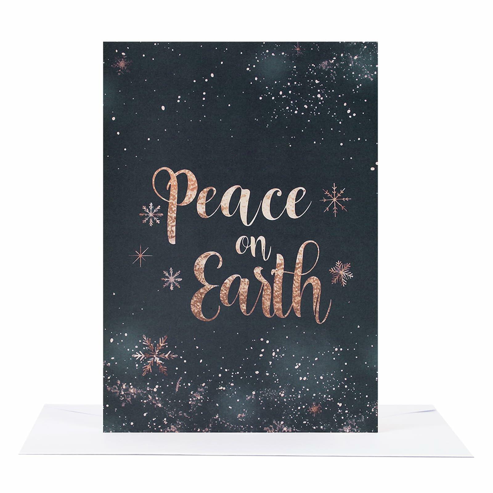 Christmas Cards 6x8in Watercolor Art with Envelopes & Stickers 1 PCS
