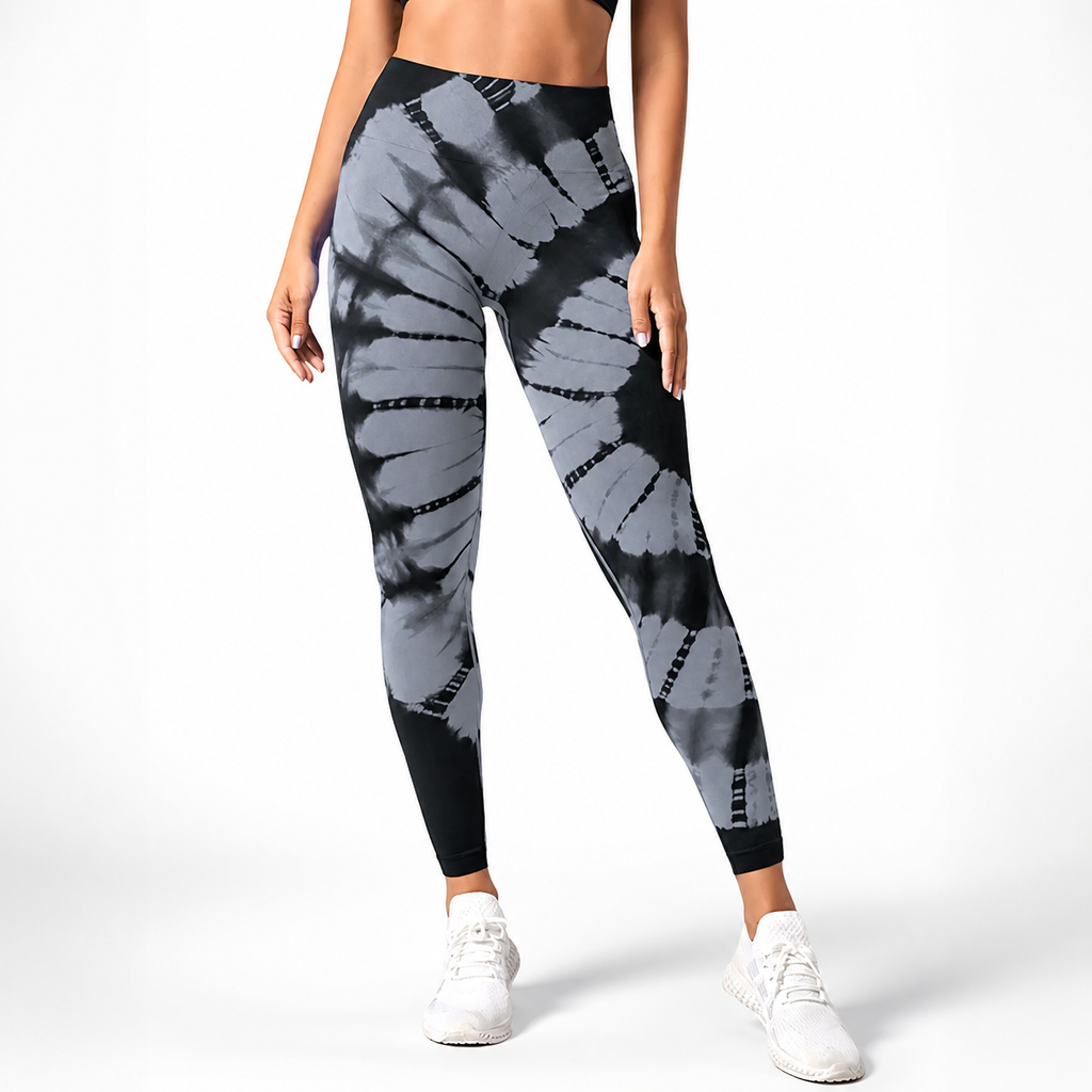 High Waist Tie Dye Yoga Pants