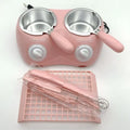 Pink Dual Chamber Chocolate Melting Pot