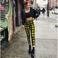 Plaid Women’s High-Waist Stretch Leggings 3 Pack