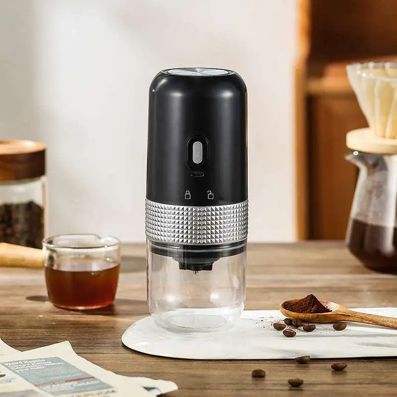 Portable Electric Ceramic Coffee Grinder USB Charging