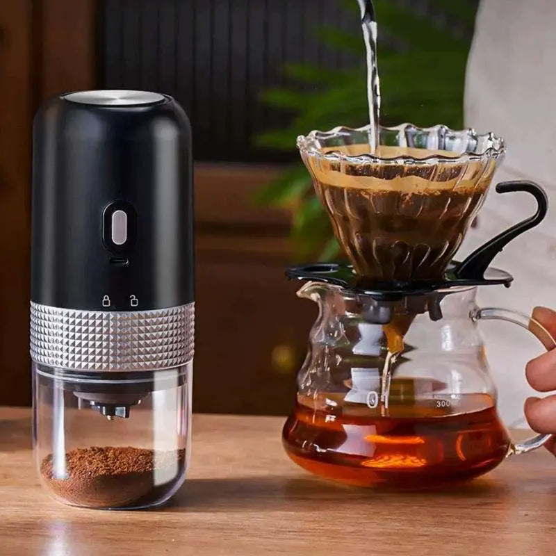 Portable Electric Ceramic Coffee Grinder USB Charging