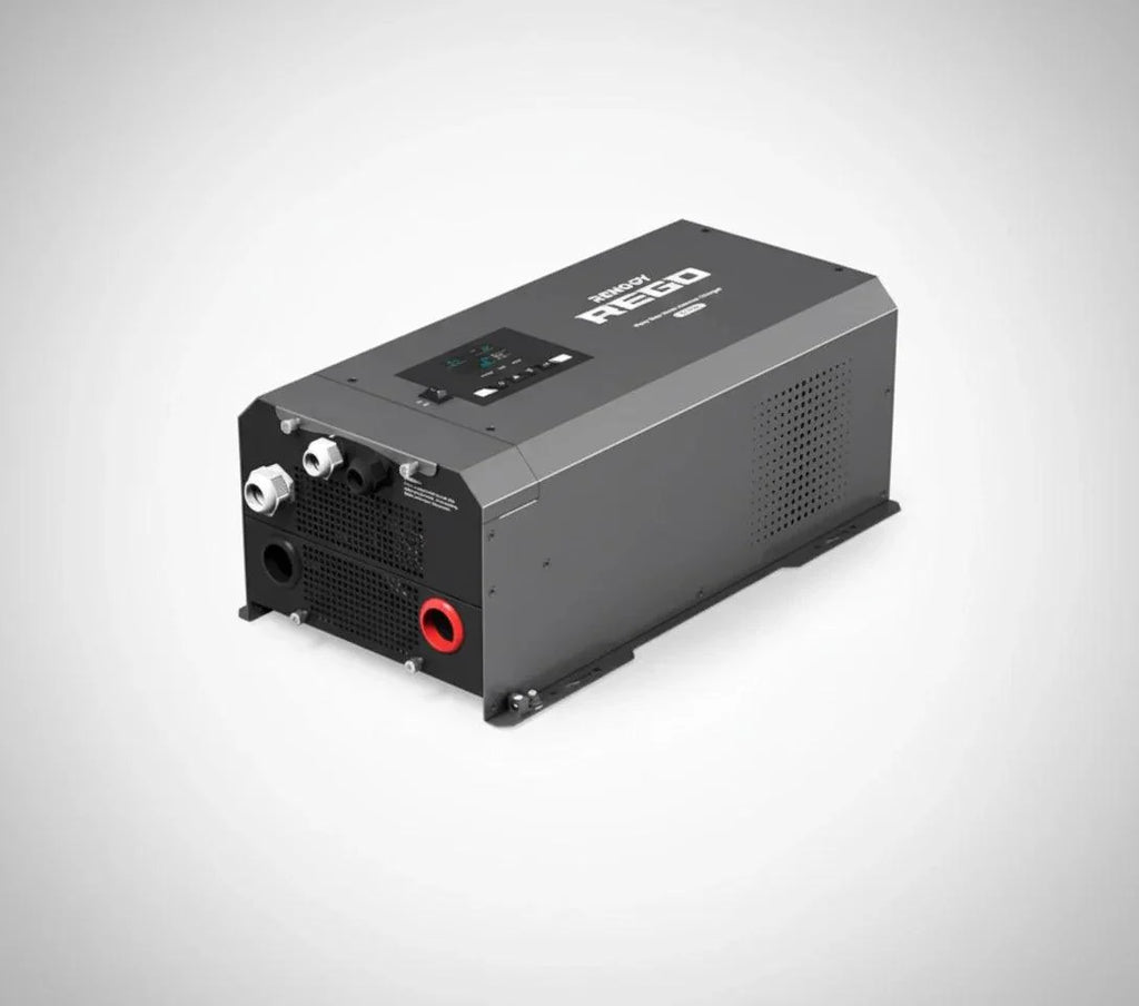 Pure Sine Wave Inverter Charger w/ LCD Display 12V 3000W
