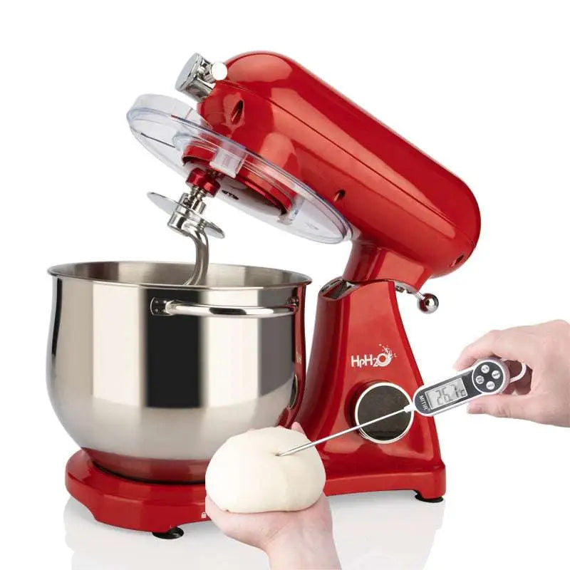 Red Fully Automatic Home Cook Machine Stand Mixer