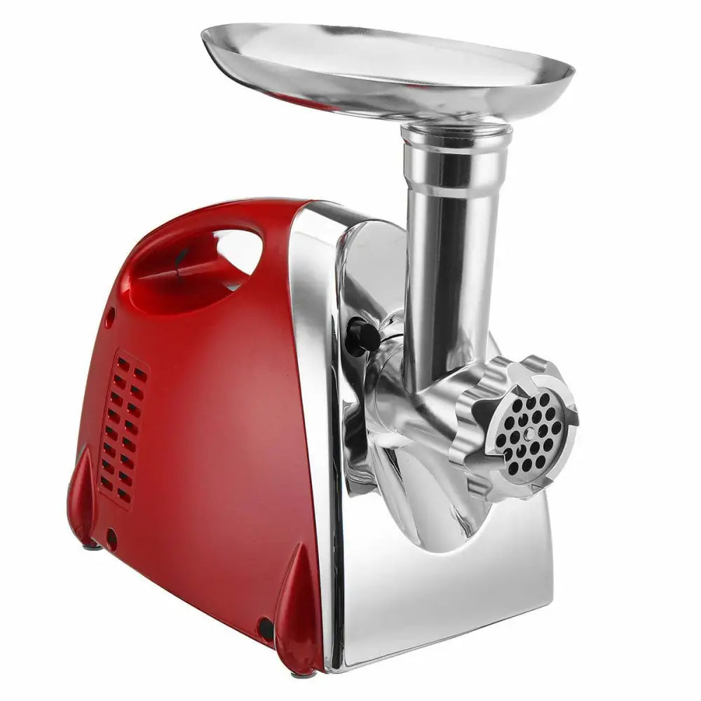 Red Multifunctional Meat Grinder Stainless Steel