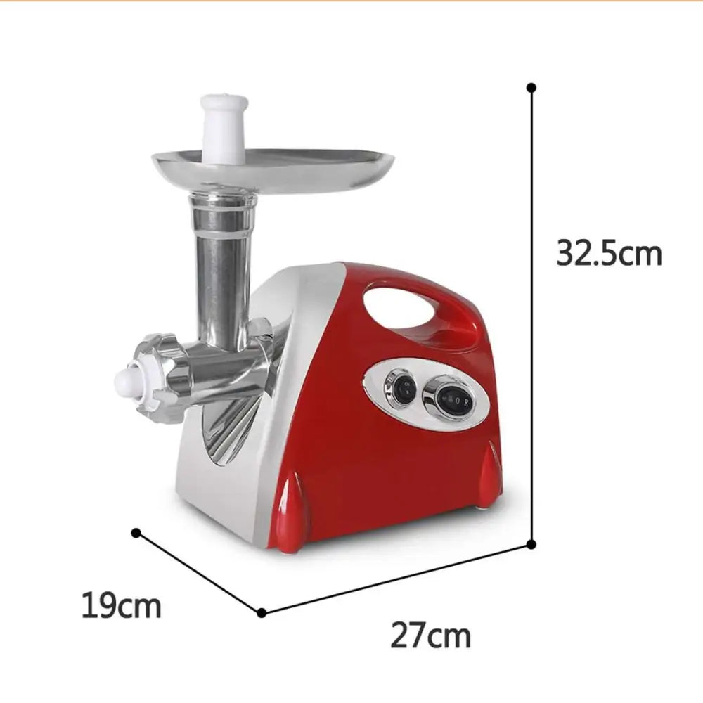 Red Multifunctional Meat Grinder Stainless Steel