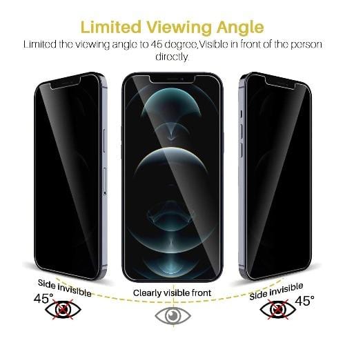 ZeroDamage Privacy Screen Protector (2-Pack) - iPhone 12 Pro Max