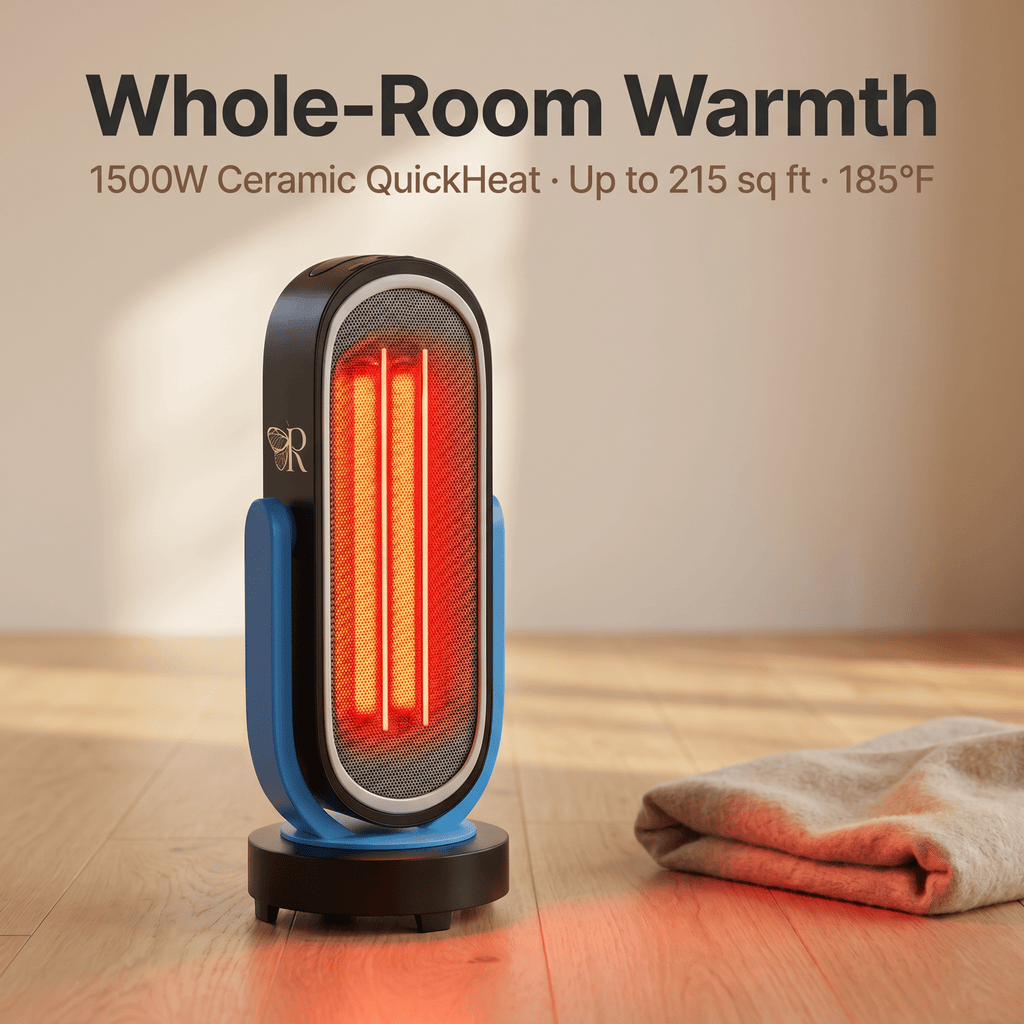 Sauna Heater – 1500W Ceramic Carbon QuickHeat® with Remote