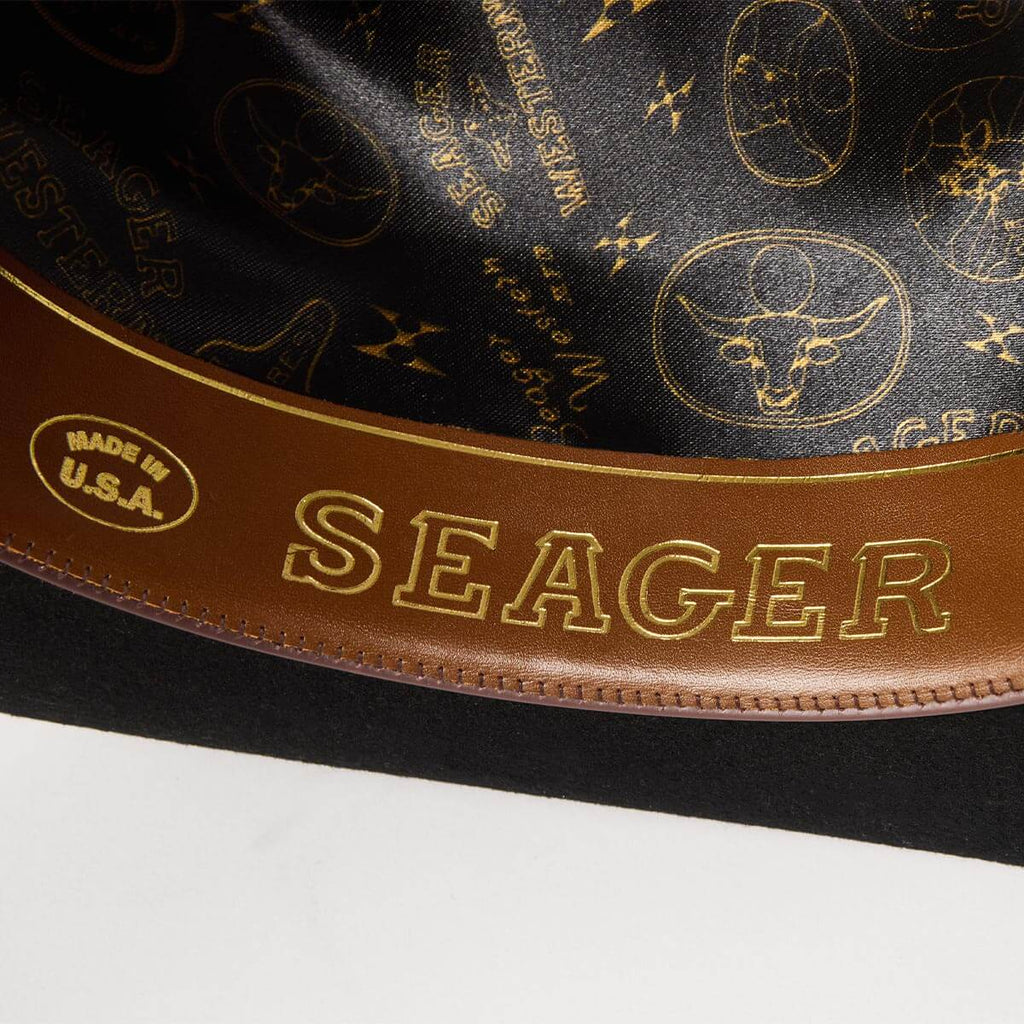 Seager Longhorn - (4X) Premium Wool Cowboy Hat