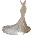 Sexy Halter Shimmering Mermaid Wedding Dress