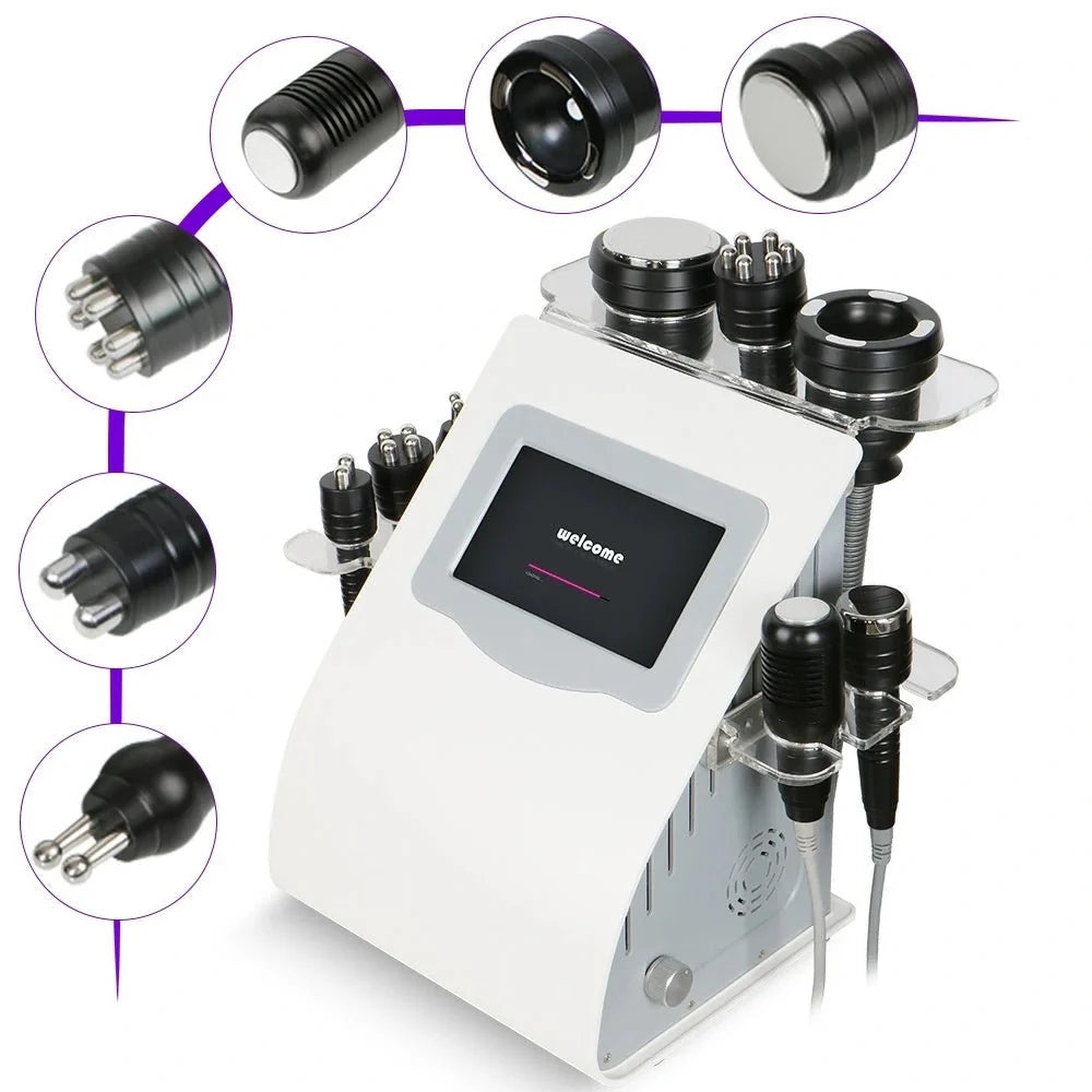 Shape Tactics 8-in-1 Unoisetion Cavitation RF Bio Cooling Hammer System
