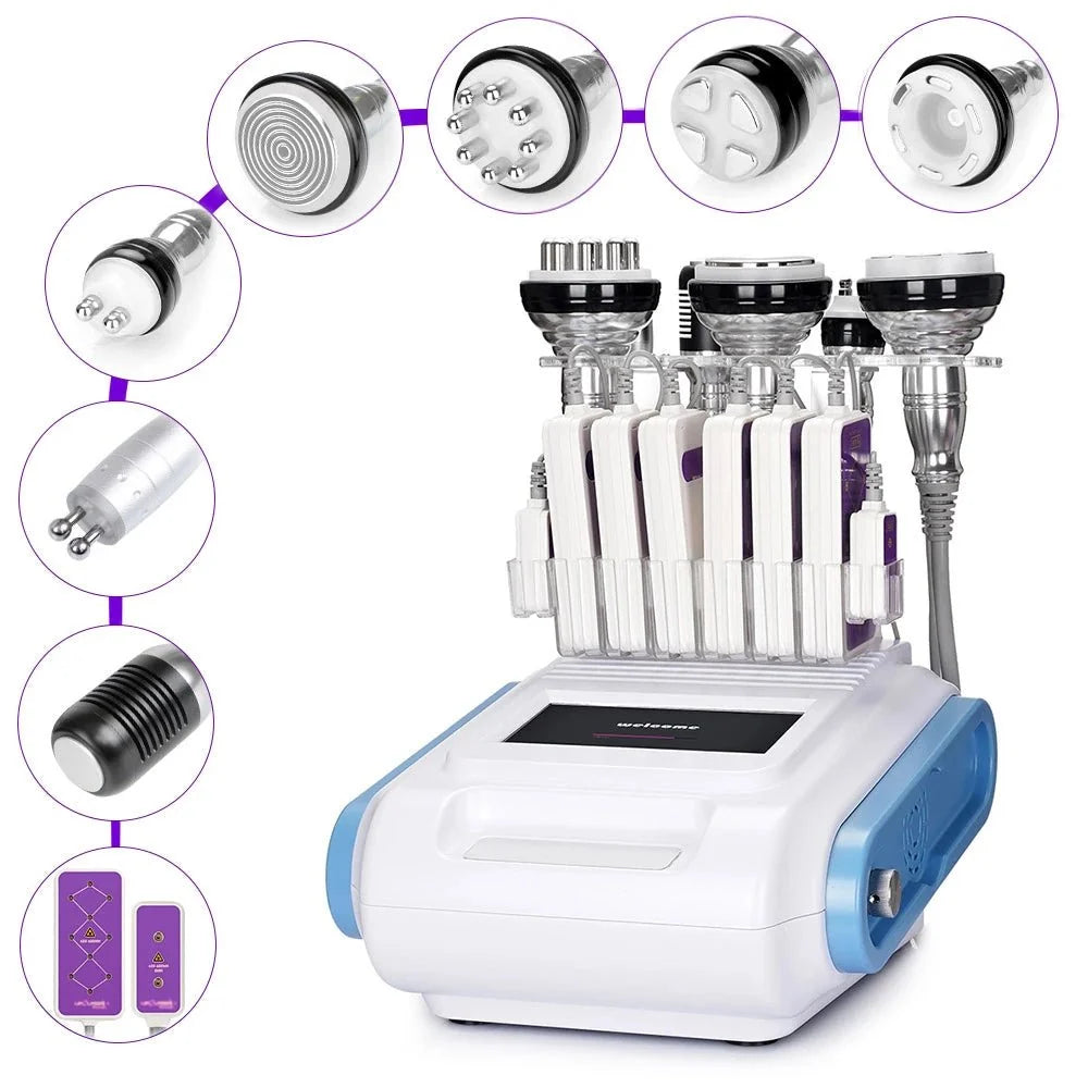 Shape Tactics Advanced 8-in-1 Unoisetion Cavitation & RF System with LED Laser Pads