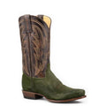 Roper Drover (Green) - Men's Suede Cowboy Boots