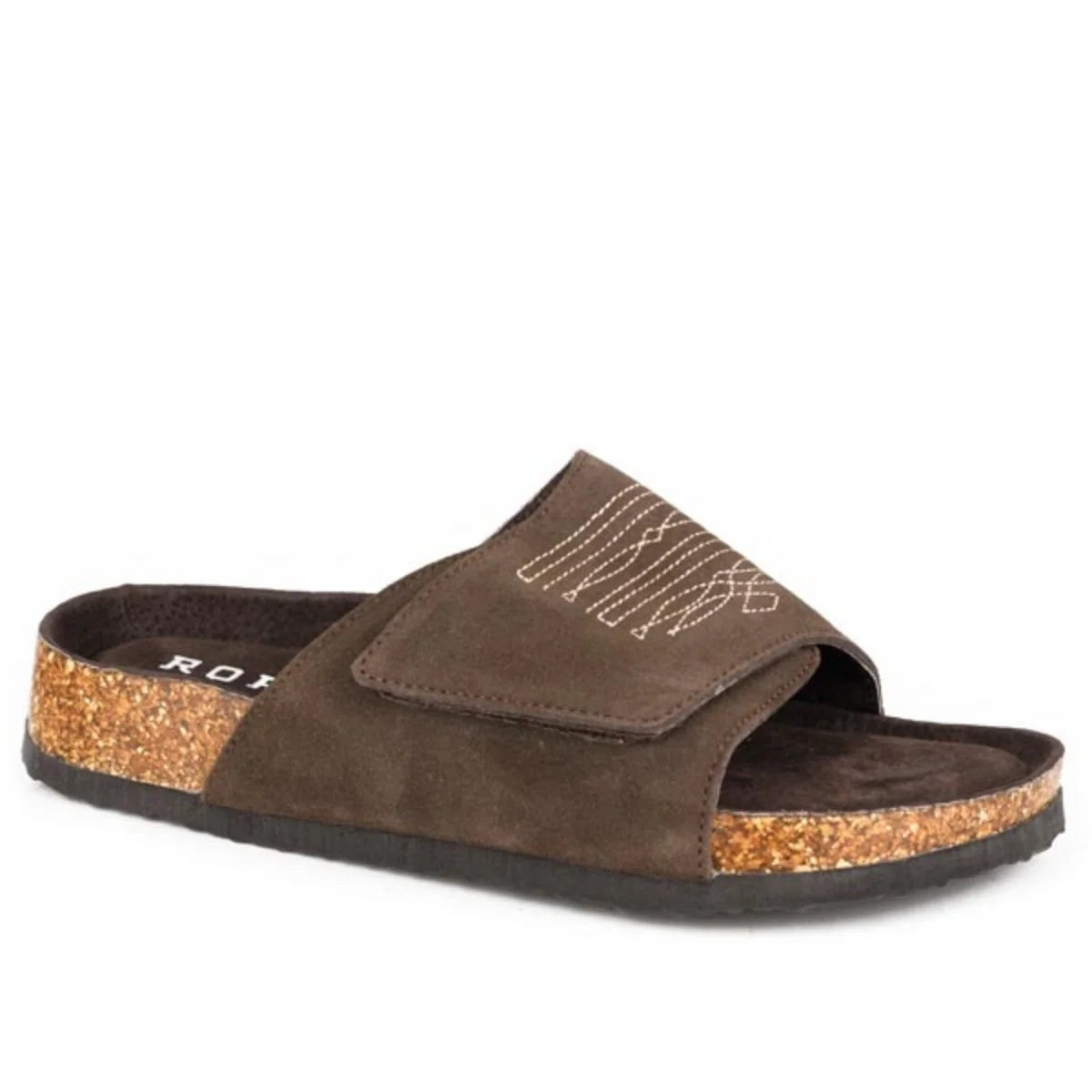 Roper Nomad (Brown) - Women's Suede Sandals