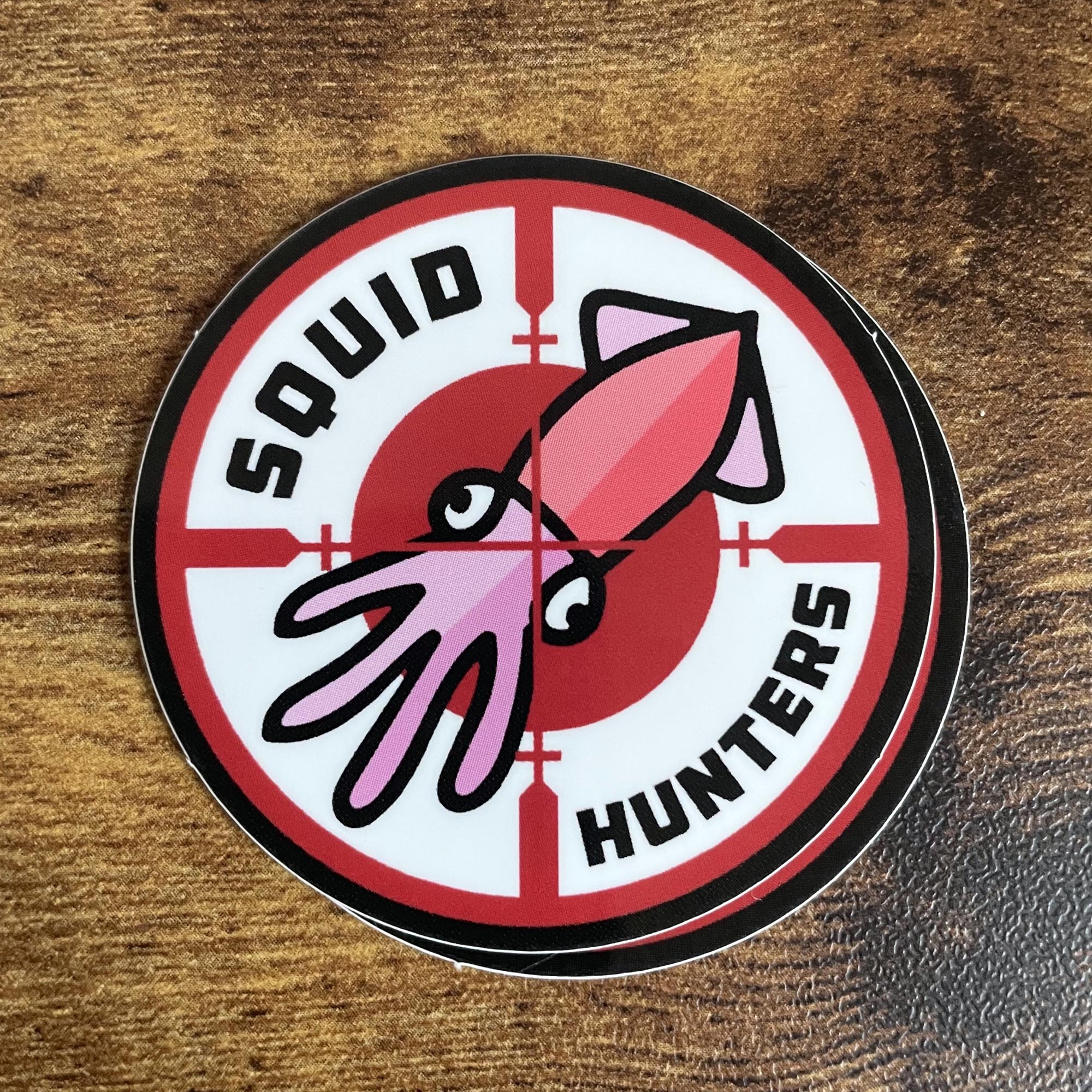 (2) Squid Hunters Stickers