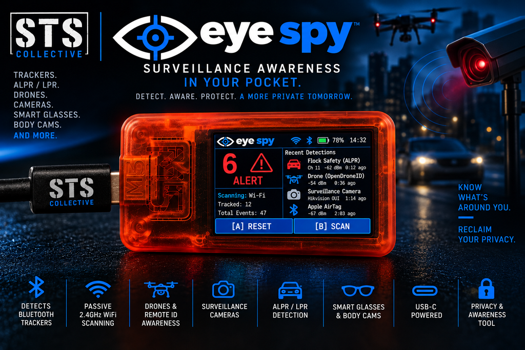 Eye Spy Mini | Compact Surveillance, Tracker, ALPR & Drone Awareness Detector
