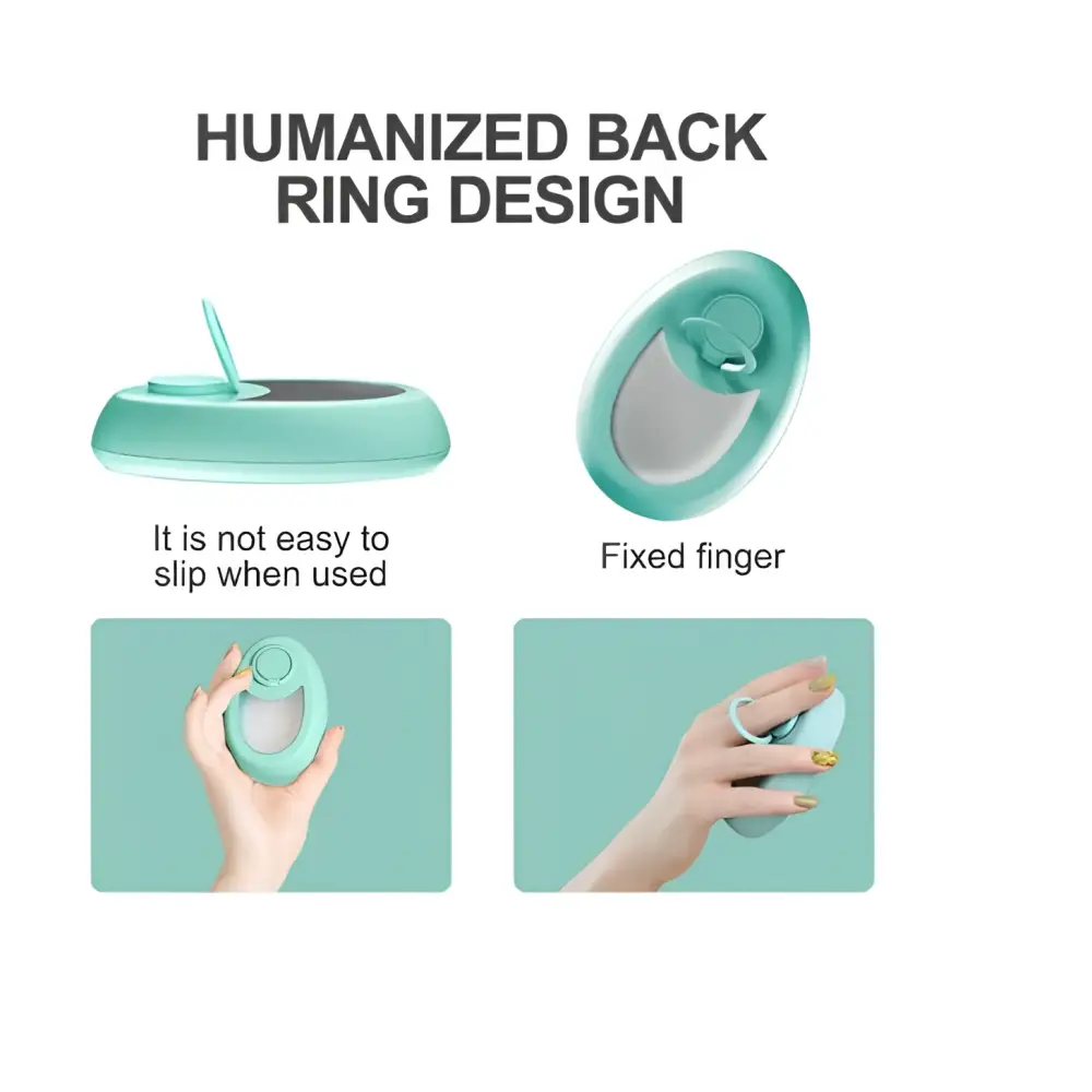 Teal Nano Glass Crystal Hair Eraser Removal Tool