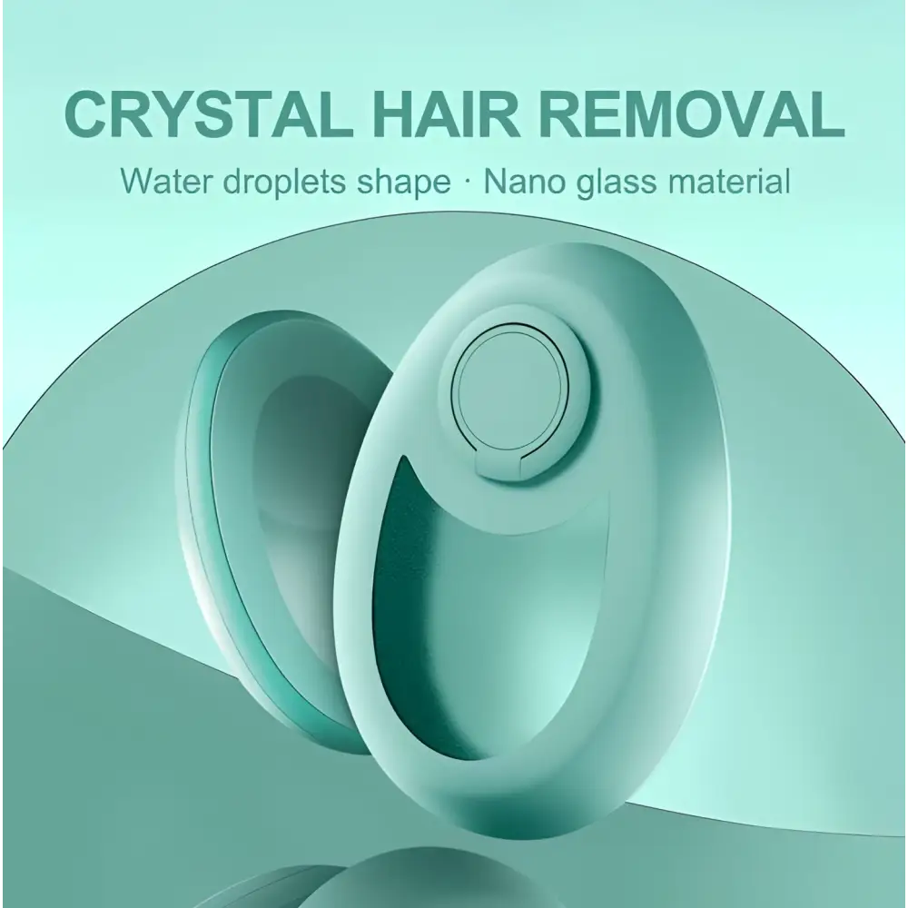 Teal Nano Glass Crystal Hair Eraser Removal Tool