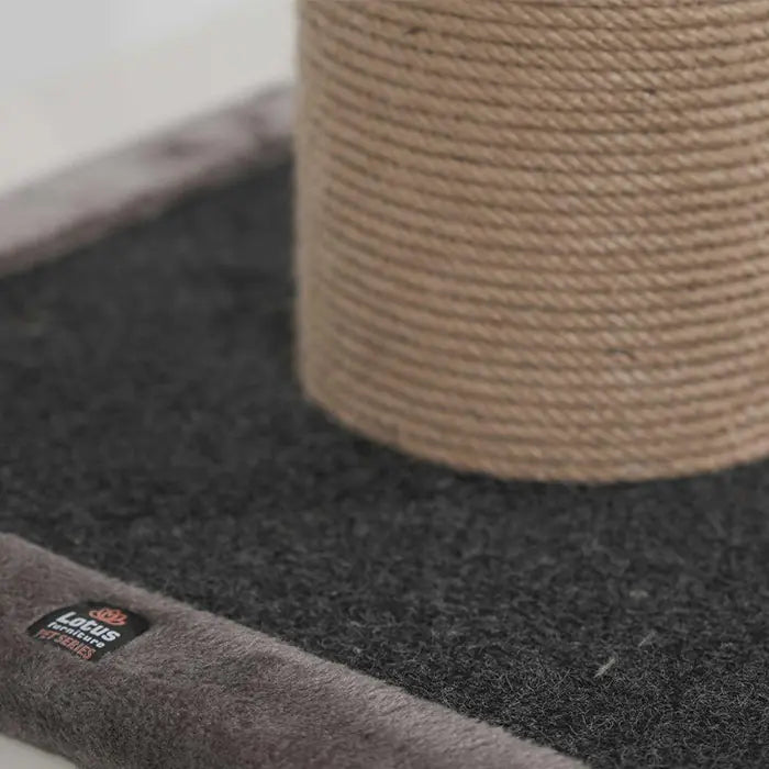 Lotus Pet Design Single Grey Cat Scratching Post 86cm