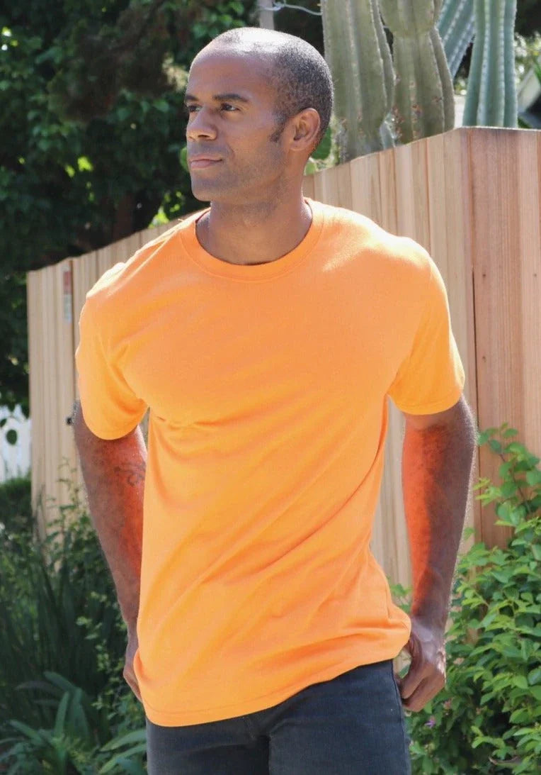 Men's Bamboo Viscose/Organic Cotton Short Sleeve T-Shirt - 5-Pack Mixed Colors