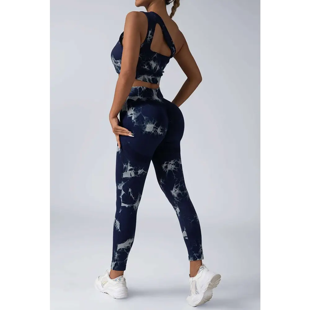 Tie Dye Women’s Scrunch Butt Yoga Set