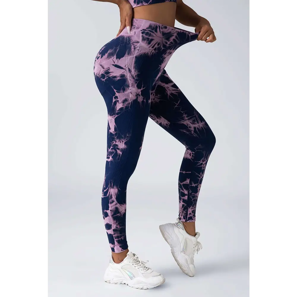 Tie Dye Women’s Scrunch Butt Yoga Set