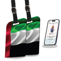Smart Bag Security Tag - UAE Flag [Pack 2]