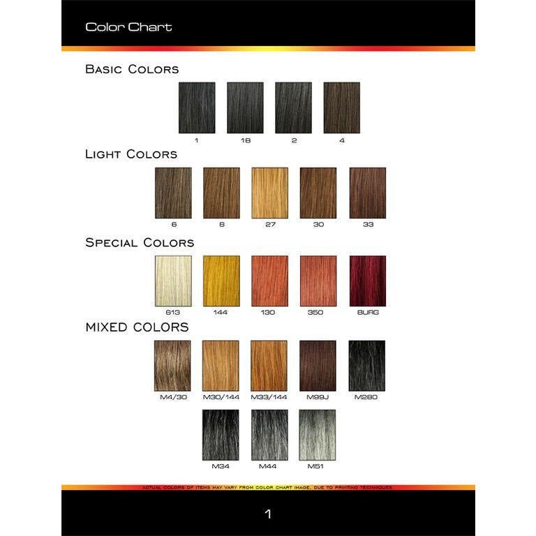 Unique Human Hair Reggae Hairpiece - Choose Length