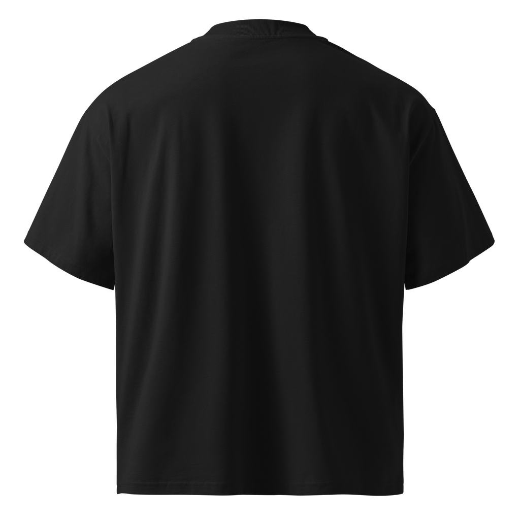 Privacy Is Power – Oversized Organic High-Neck T-Shirt