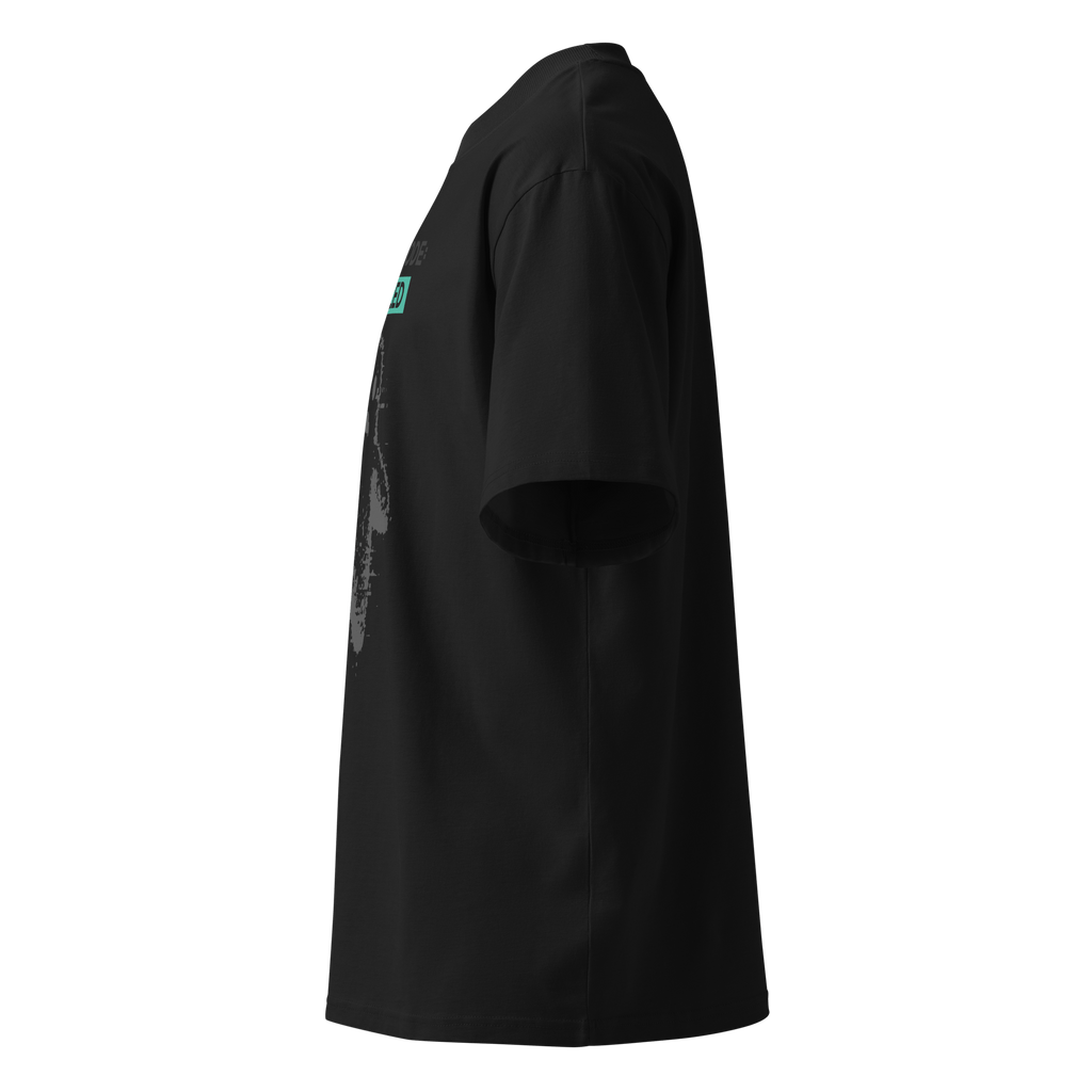 Ghost Mode: Enabled – Oversized Organic High-Neck T-Shirt