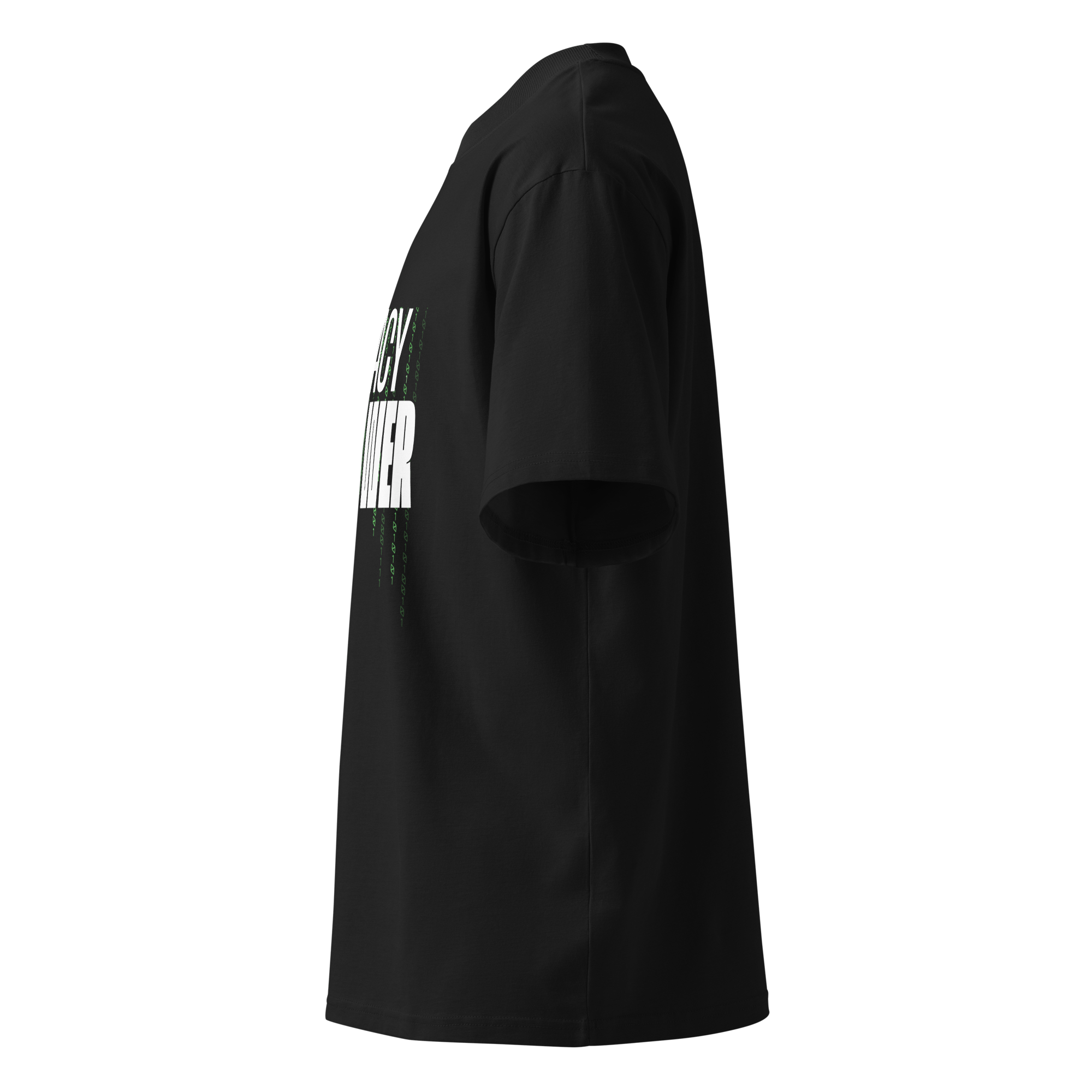 Privacy Is Power – Oversized Organic High-Neck T-Shirt