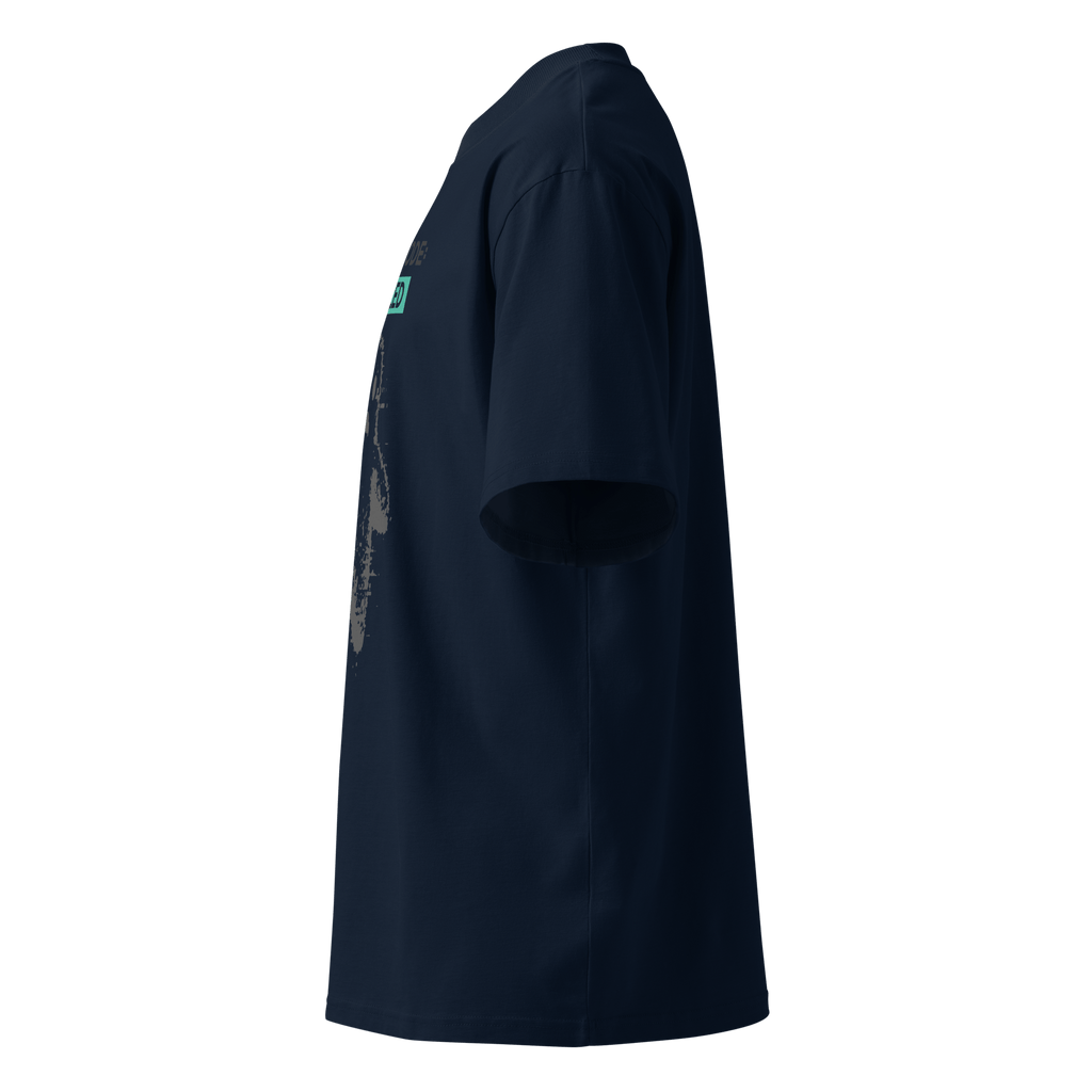 Ghost Mode: Enabled – Oversized Organic High-Neck T-Shirt