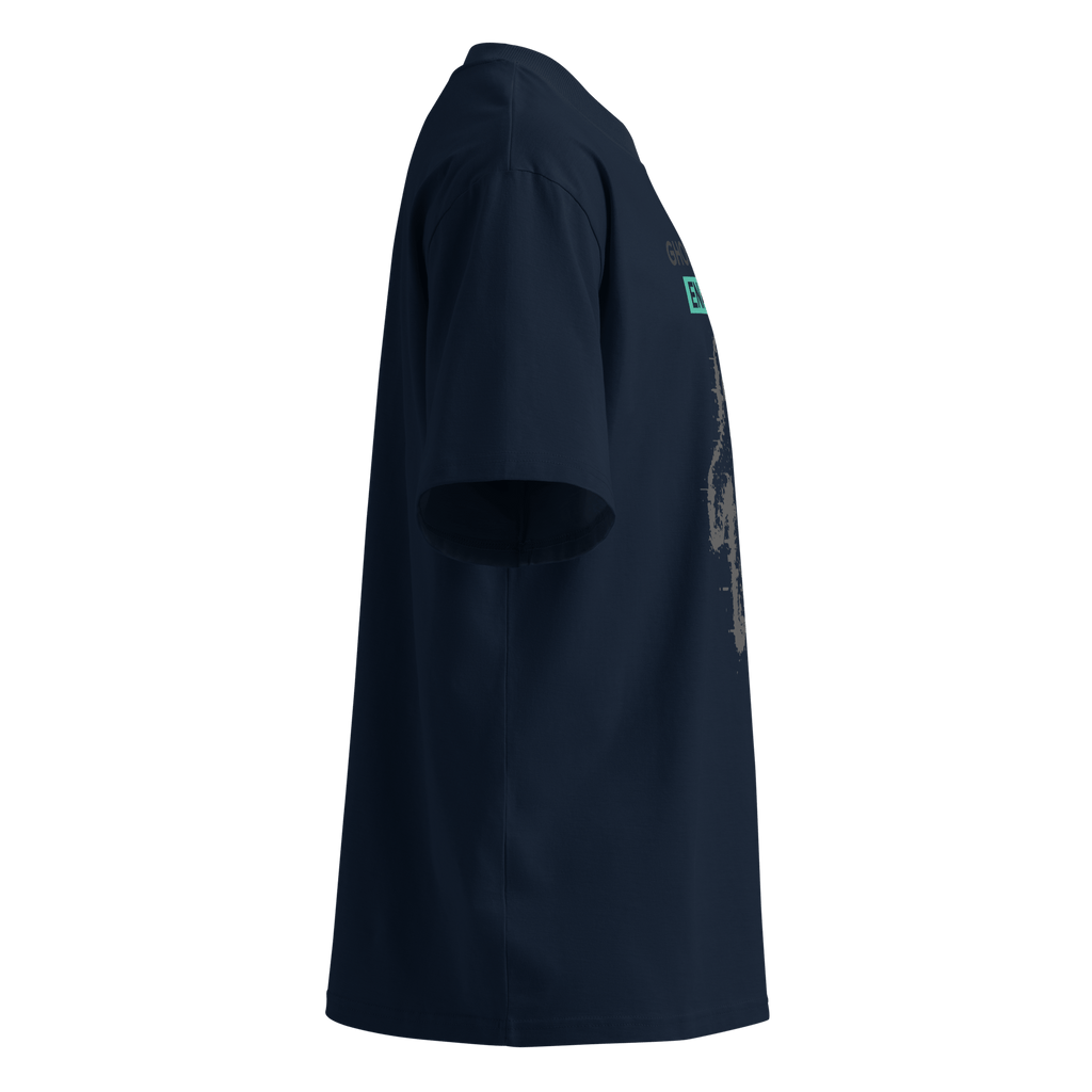 Ghost Mode: Enabled – Oversized Organic High-Neck T-Shirt