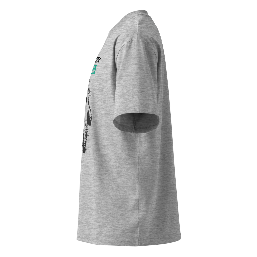 Ghost Mode: Enabled – Oversized Organic High-Neck T-Shirt