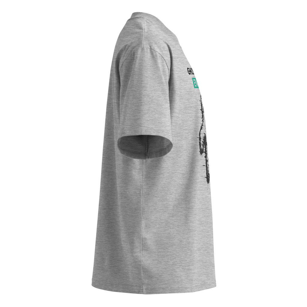 Ghost Mode: Enabled – Oversized Organic High-Neck T-Shirt