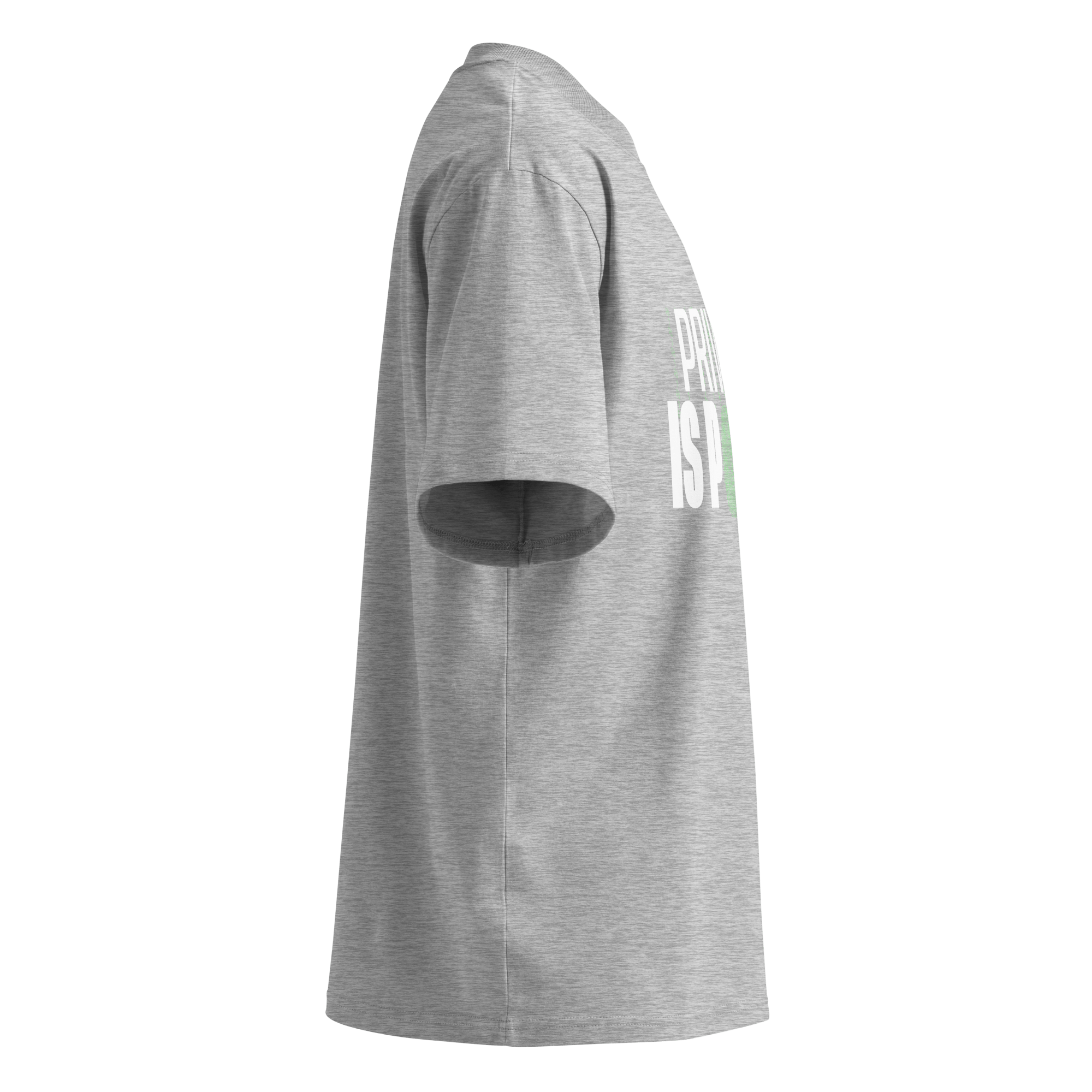 Privacy Is Power – Oversized Organic High-Neck T-Shirt