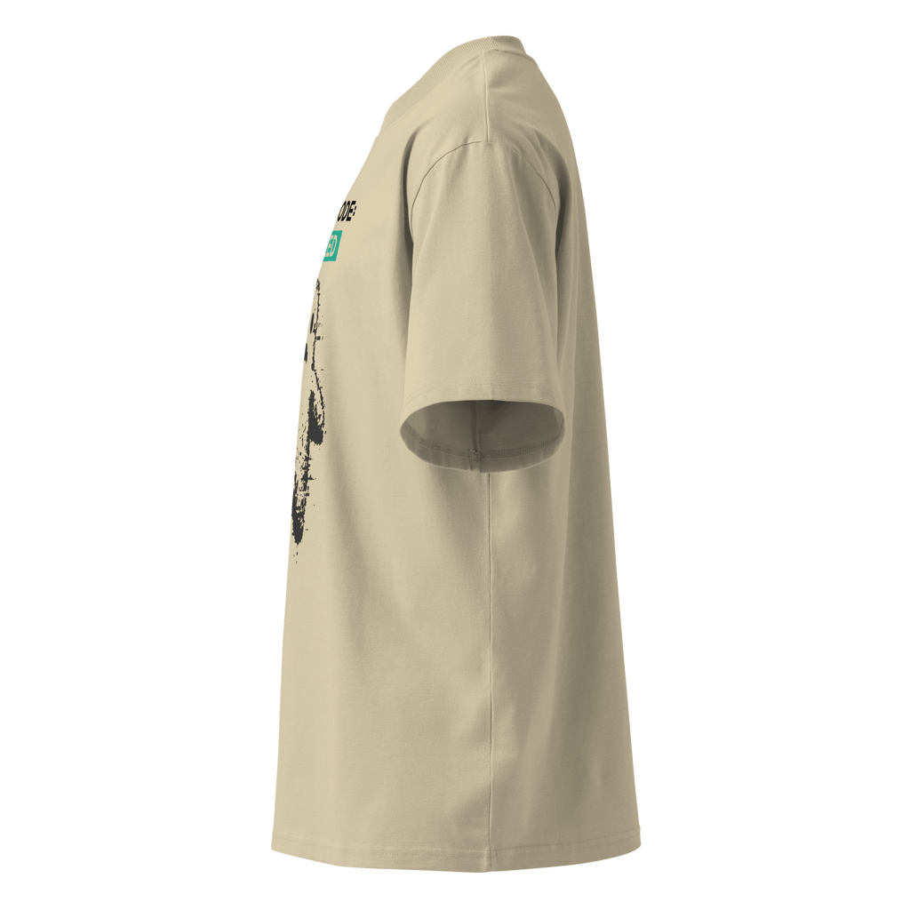 Ghost Mode: Enabled – Oversized Organic High-Neck T-Shirt