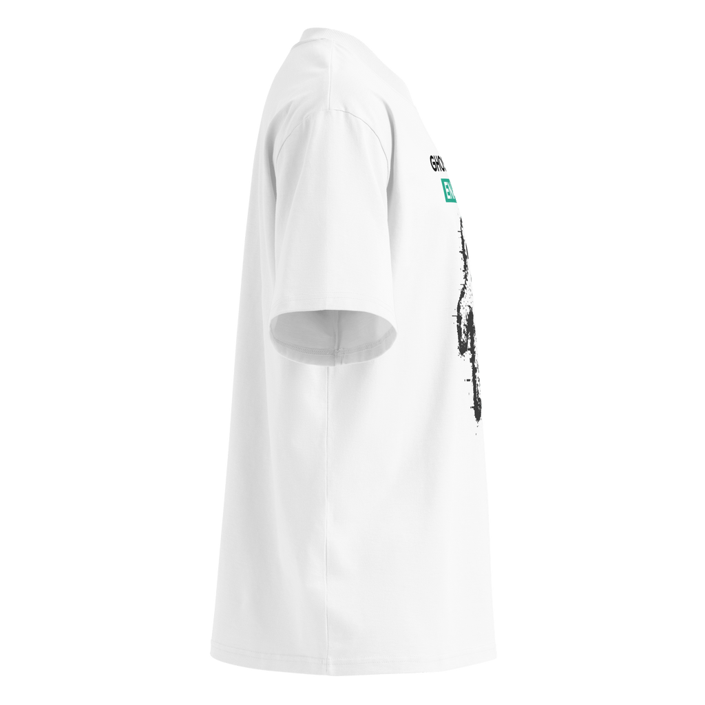 Ghost Mode: Enabled – Oversized Organic High-Neck T-Shirt