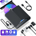 USB 3.0 Type C External CD DVD Drive with Ports